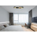 CAROLINEceiling light metal black matt, LED