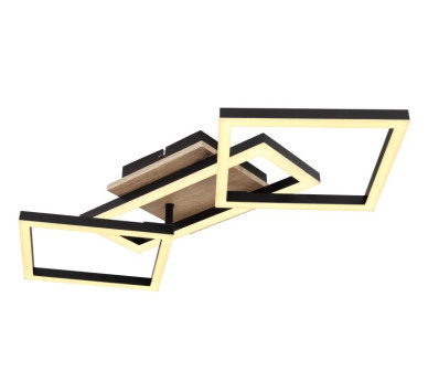 BOSSYceiling light metal black matt, LED