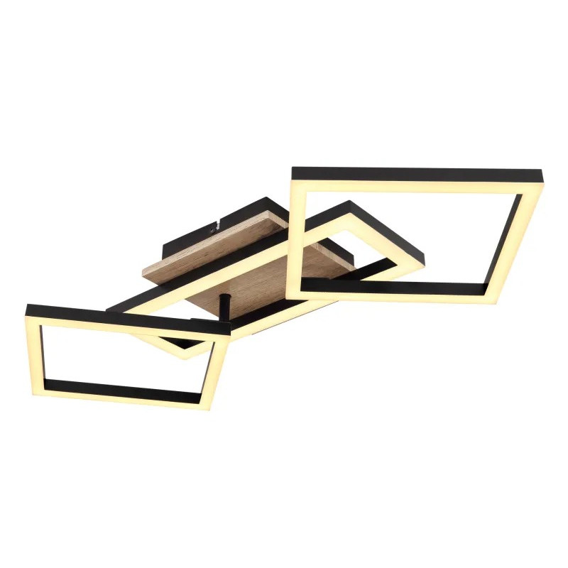 BOSSYceiling light metal black matt, LED