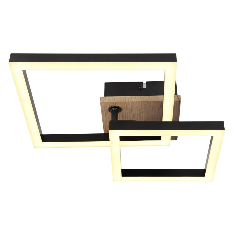 BARDceiling light metal black matt, LED