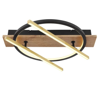 BEATRIXceiling light metal black matt, LED