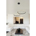 COCOpendant lamp metal black matt, LED