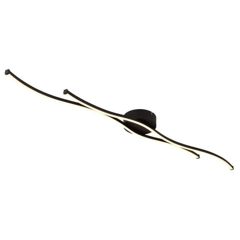 BOYDceiling light metal black matt, LED