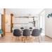 BOYDpendant lamp metal black matt, LED