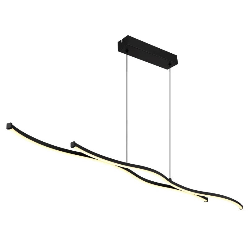 BOYDpendant lamp metal black matt, LED