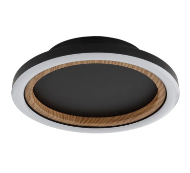 DAKARI I ceiling light metal black matt, LED