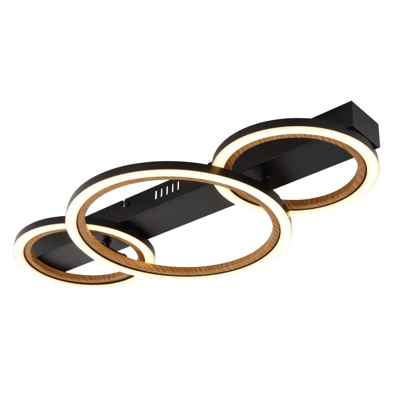 DAKARI I ceiling light metal black matt, LED