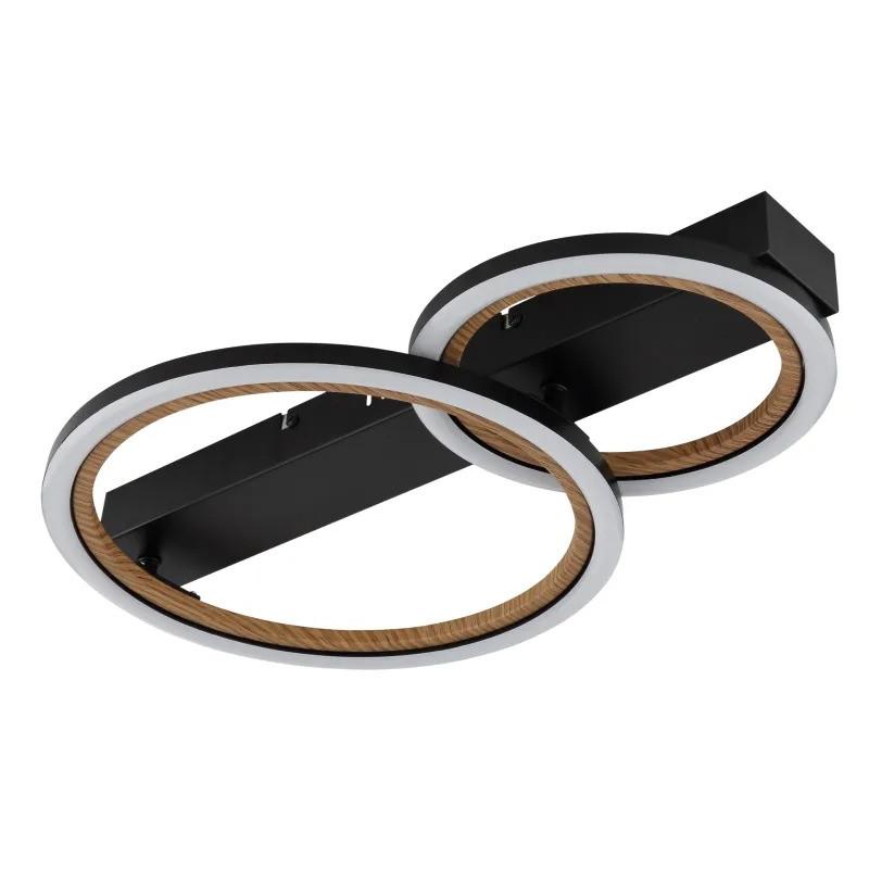 DAKARI I ceiling light metal black matt, LED