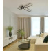 DECKENLEUCHTE KUNSTSTOFF SCHWARZ MATT, 1XLED ceiling light plastic black matt, LED