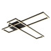 DECKENLEUCHTE KUNSTSTOFF SCHWARZ MATT, 1XLED ceiling light plastic black matt, LED