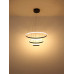 CORINE pendant lamp metal black matt, LED
