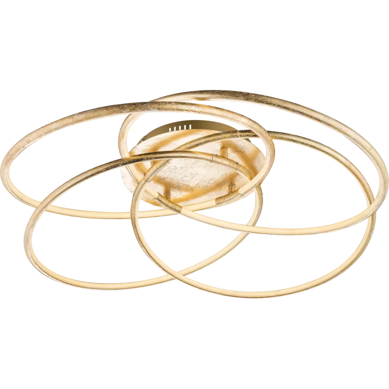 BARNAceiling light aluminium gold colors, LED