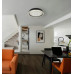 DECKENLEUCHTE ALUMINIUM SCHWARZ MATT, 1XLED ceiling light aluminium black matt, LED