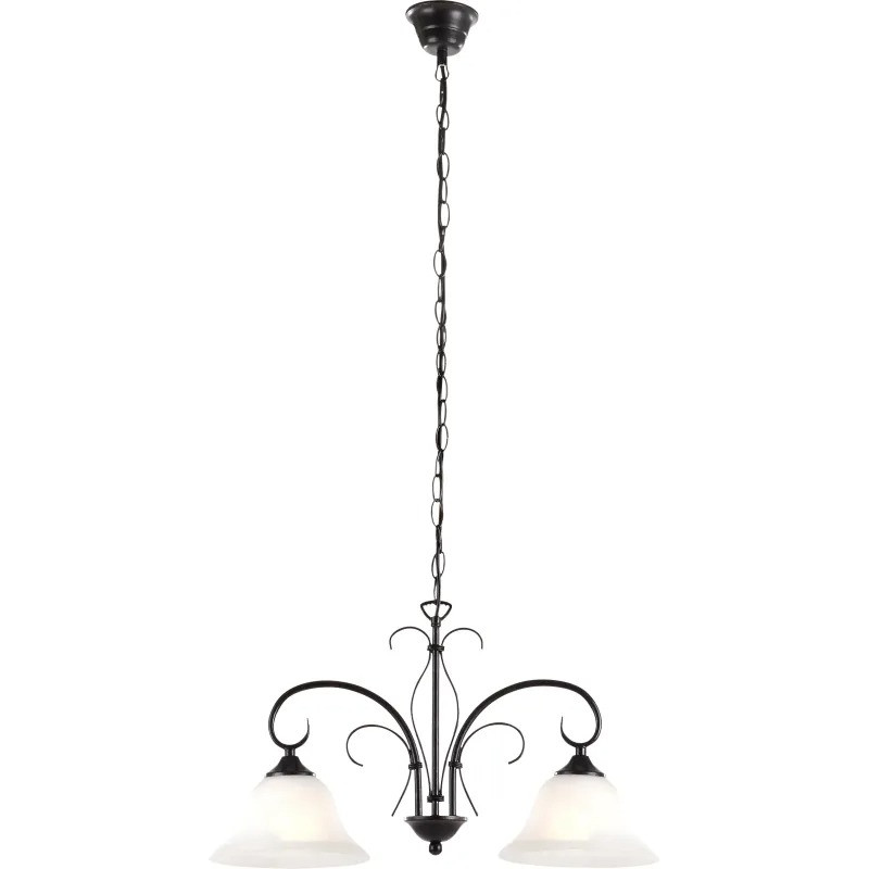 ARIESpendant lamp metal rust colored, 2x E27