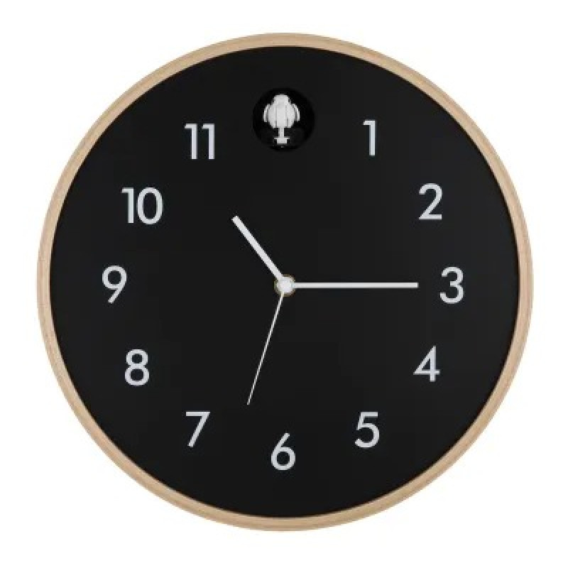 CLOCKYWanduhr wood natural color