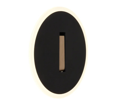 AVERYwall light metal black matt, LED