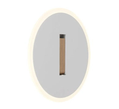 AVERYwall light metal white matt, LED