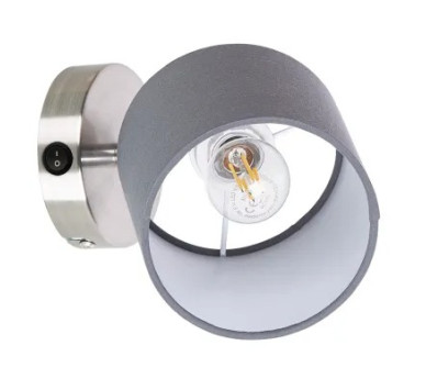 ATLANTAspotlights metal nickel matt, 1x E14