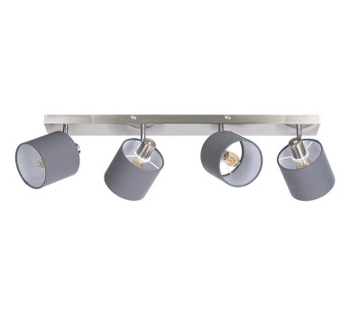 ATLANTAspotlights metal nickel matt, 4x E14