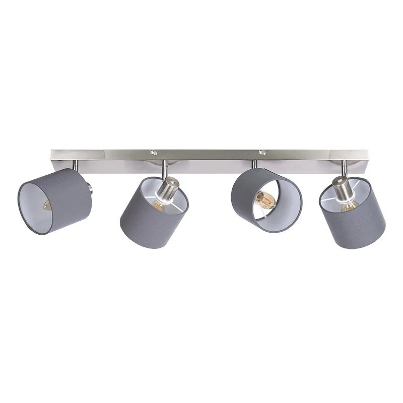 ATLANTAspotlights metal nickel matt, 4x E14