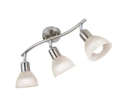 DAYTONAspotlights metal nickel matt, 3x E14 LED