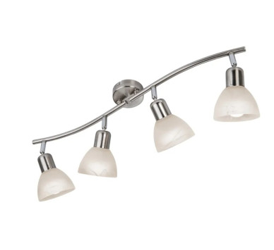 DAYTONAspotlights metal nickel matt, 4x E14 LED