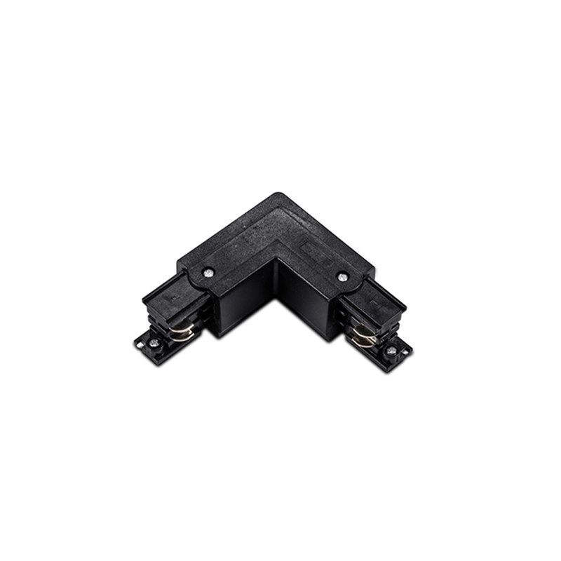 BLACK 90° CORNER SUPPLY 4 WIRES LEFT