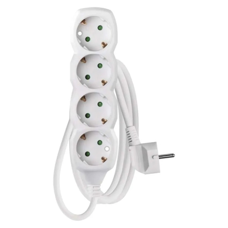 LEGRAND EMOS ΠΟΛΥΜΠΡΙΖΟ 4 ΘΕΣΕΩΝ 1.5mx1.5mm2 ΛΕΥΚΟ P0421R