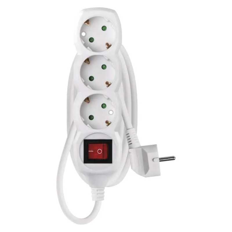 LEGRAND EMOS ΠΟΛΥΜΠΡΙΖΟ 3 ΘΕΣΕΩΝ ΔΙΑΚΟΠΤΗΣ 1.5mx1.5mm2 ΛΕΥΚΟ P1321R