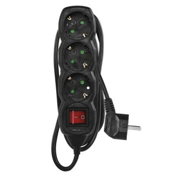 LEGRAND EMOS ΠΟΛΥΜΠΡΙΖΟ 3 ΘΕΣΕΩΝ ΔΙΑΚΟΠΤΗΣ 1.5mx1.5mm2 ΜΑΥΡΟ PC1321R
