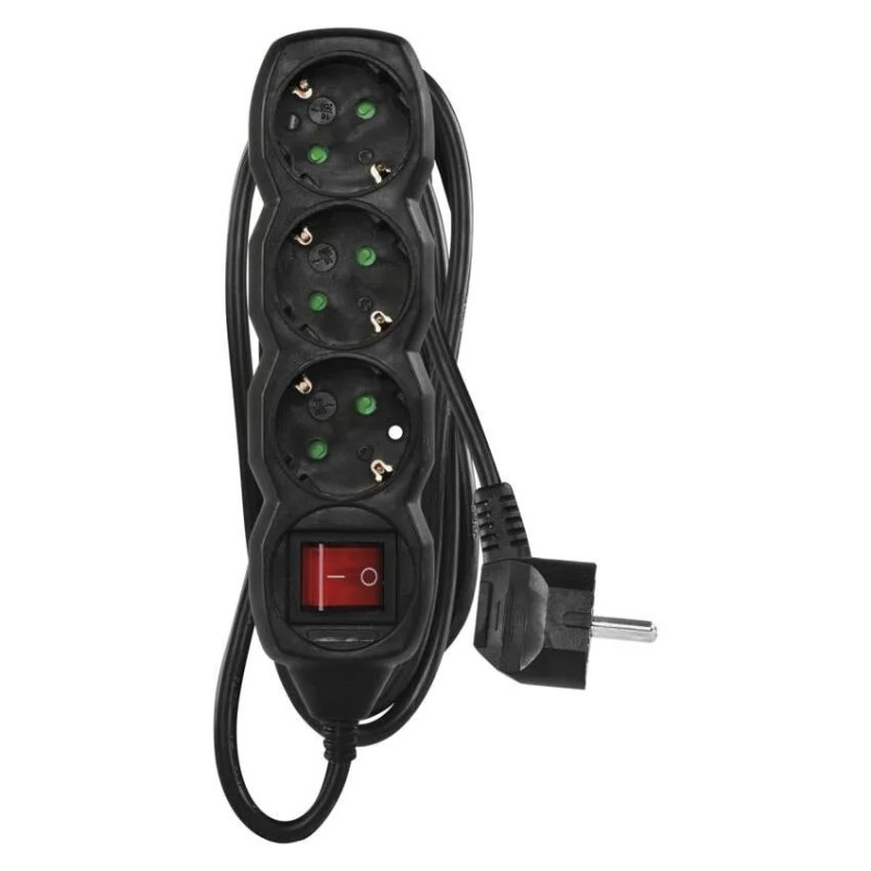 LEGRAND EMOS ΠΟΛΥΜΠΡΙΖΟ 3 ΘΕΣΕΩΝ ΔΙΑΚΟΠΤΗΣ 1.5mx1.5mm2 ΜΑΥΡΟ PC1321R