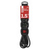 LEGRAND EMOS ΠΟΛΥΜΠΡΙΖΟ 3 ΘΕΣΕΩΝ ΔΙΑΚΟΠΤΗΣ 1.5mx1.5mm2 ΜΑΥΡΟ PC1321R