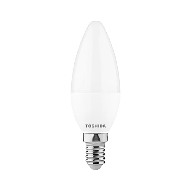 ΛΑΜΠΑ ΚΕΡΙ LED TOSHIBA ECO FLARE 3.4W - 4000K - 480Lm - E14