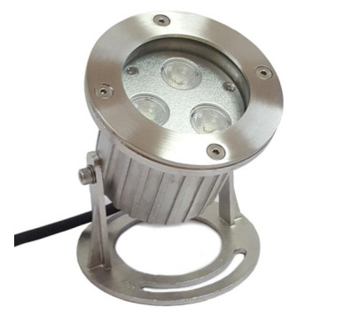 SPOT INOX ΠΙΣΙΝΑΣ & ΣΥΝΤΡΙΒΑΝΙΟΥ HEAVY STEEL LED 3x2W - 12V/24V - 3000K - IP68