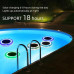 ΦΩΤΙΣΤΙΚΟ ΠΙΣΙΝΑΣ FLAT SOLAR RGB LED 3W - 3.7V - 3Ah - IP68