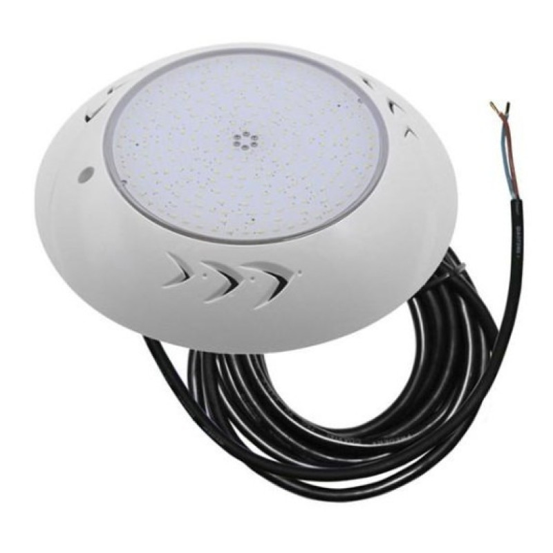 ΦΩΤΙΣΤΙΚΟ ΠΙΣΙΝΑΣ ΕΠΙΤΟΙΧΟ FLAT ΡΥΤΙΝΗΣ LED 20W - 12V DC - 6000K - IP68