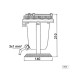 SPOT ΠΙΣΙΝΑΣ & ΣΥΝΤΡΙΒΑΝΙΟΥ PAR38 BRASS LED 10W - 42V - 3000K - IP68