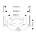 ΦΩΤΙΣΤΙΚΟ ΣΥΝΤΡΙΒΑΝΙΟΥ & ΣΚΑΦΟΥΣ BOAT INOX 304 LED 6x2W - 12V/24V - 6000K - IP68