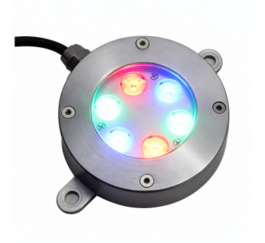 ΦΩΤΙΣΤΙΚΟ ΣΥΝΤΡΙΒΑΝΙΟΥ & ΣΚΑΦΟΥΣ BOAT INOX 304 LED 6x2W - 12V/24V - RGB - IP68
