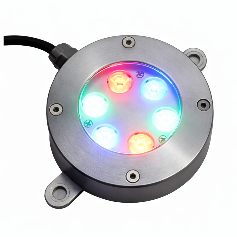 ΦΩΤΙΣΤΙΚΟ ΣΥΝΤΡΙΒΑΝΙΟΥ & ΣΚΑΦΟΥΣ BOAT INOX 304 LED 6x2W - 12V/24V - RGB - IP68