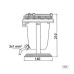 SPOT ΠΙΣΙΝΑΣ & ΣΥΝΤΡΙΒΑΝΙΟΥ PAR38 BRASS HALOGEN 120W - 12V - E27 - CLEAR - IP68