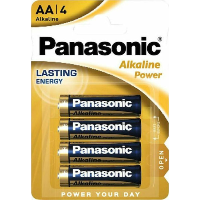 ΣΕΤ ΜΠΑΤΑΡΙΕΣ ΑΛΚΑΛΙΚΕΣ PANASONIC 2A - 1.5V (4 ΤΜΧ)