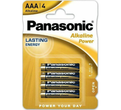 ΣΕΤ ΜΠΑΤΑΡΙΕΣ ΑΛΚΑΛΙΚΕΣ PANASONIC 3A - 1.5V (4 ΤΜΧ)