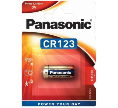 ΜΠΑΤΑΡΙΑ ΛΙΘΙΟΥ PANASONIC PHOTO LITHIUM CR123 - 3V