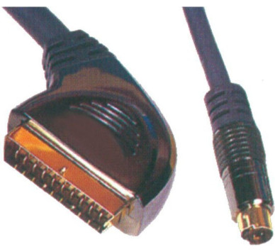 ΚΑΛΩΔΙΟ SCART S-VHS 1.5m - ΜΠΛΕ