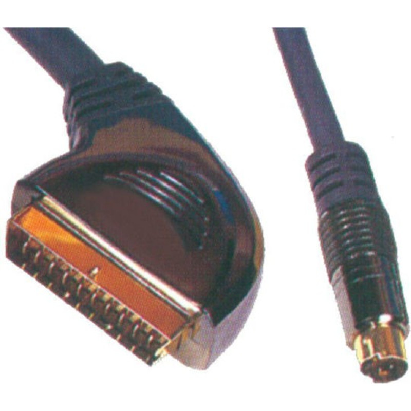ΚΑΛΩΔΙΟ SCART S-VHS 1.5m - ΜΠΛΕ