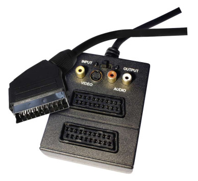 ΠΟΛΥΠΡΙΖΟ SCART A ΣΕ 2 SCART Θ - 21P - 3 RCA Θ - VHS-S - ΜΑΥΡΟ