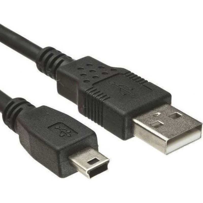 ΚΑΛΩΔΙΟ USB A - MINI 4 PIN B 1,5m - ΜΑΥΡΟ