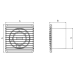 ΕΞΑΕΡΙΣΤΗΡΑΣ ENERGY Φ100 - 8W - 26dB(A) - 93m3h + Χρονοκαθυστέρηση