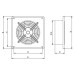 ΕΞΑΕΡΙΣΤΗΡΑΣ AROK Φ550 - 550W - 72dB(A) - 8510m3h